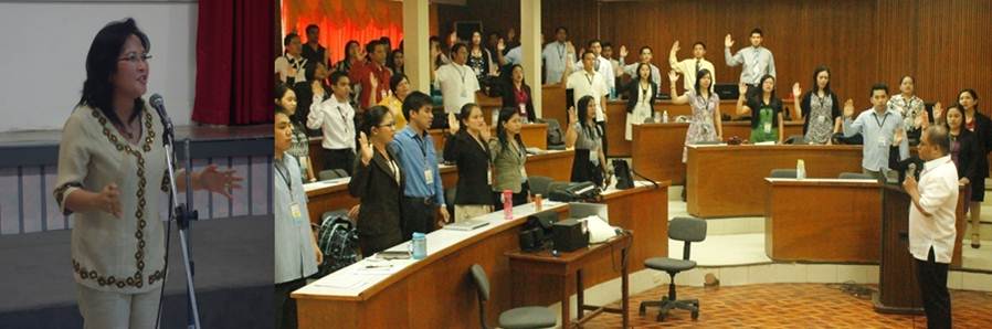 RD Florida Dijan encourages the trainees to persevere & excel in the training